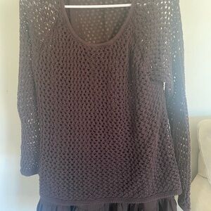 Indigo Soul Chocolate Knit Sweater